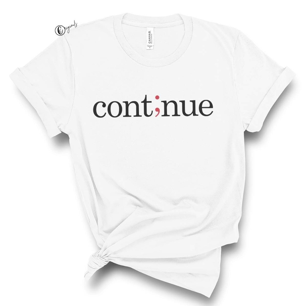 Cont;nue graphic tee New